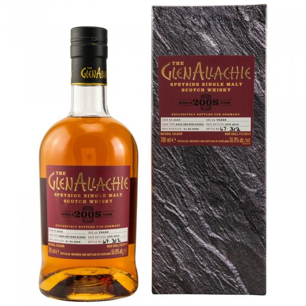 GlenAllachie 11 Jahre 2008-2019 Rioja Red Wine 55,9% vol. 0,7l GlenAllachie 11 Jahre 2008-2019 Rioja Red Wine 55,9% vol. 0,7l